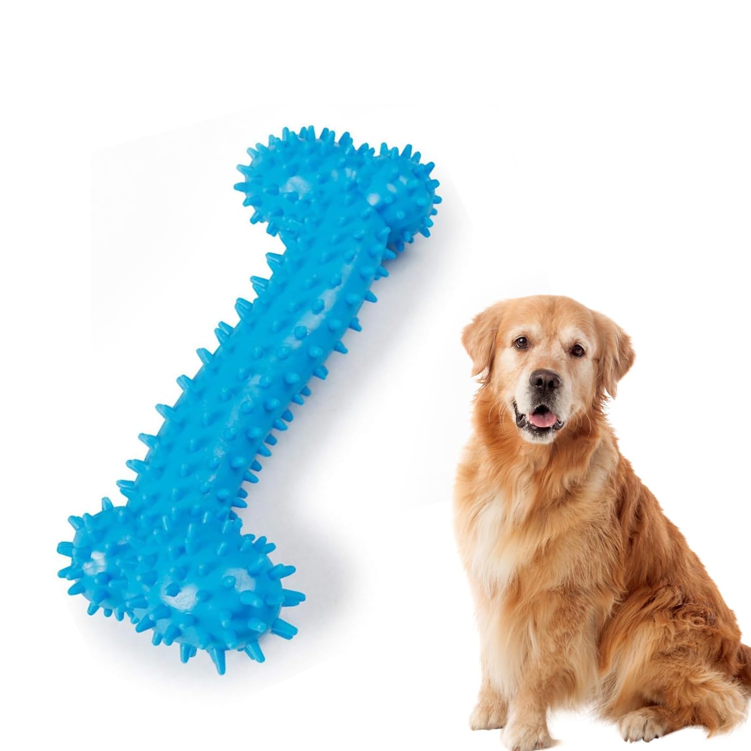 PETBABAS Dog Chew Toy for Puppy, Cute Blue Small Dog Toy