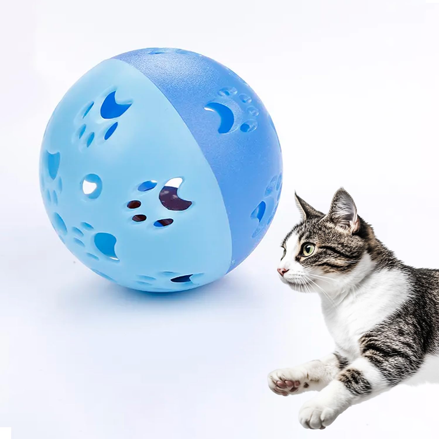 Petbabas Interactive Play Bell Ball for Dogs and Pets