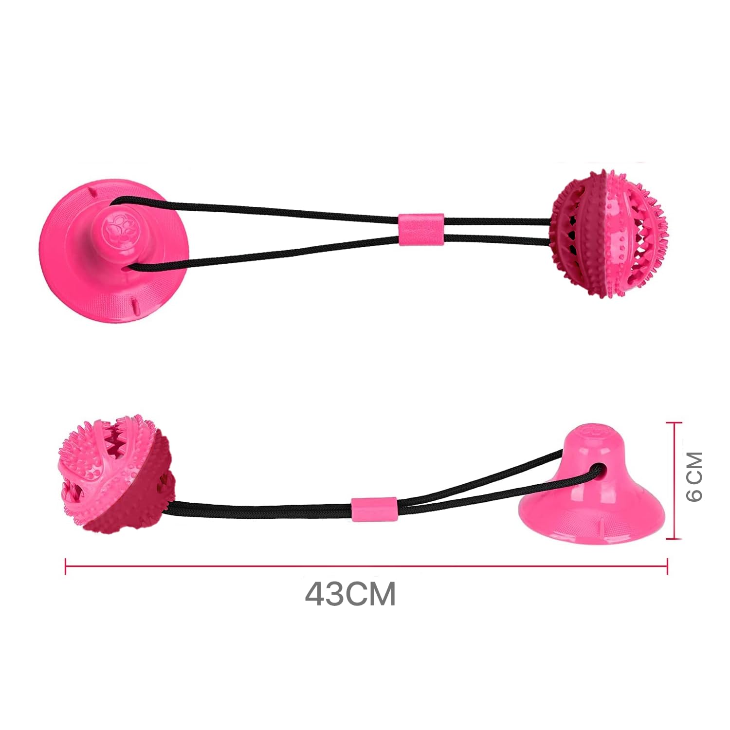 PETBABAS Dog Suction Chew Pull Toy