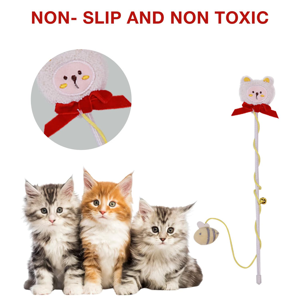 Petbabas Cat and Dog Playing Stick