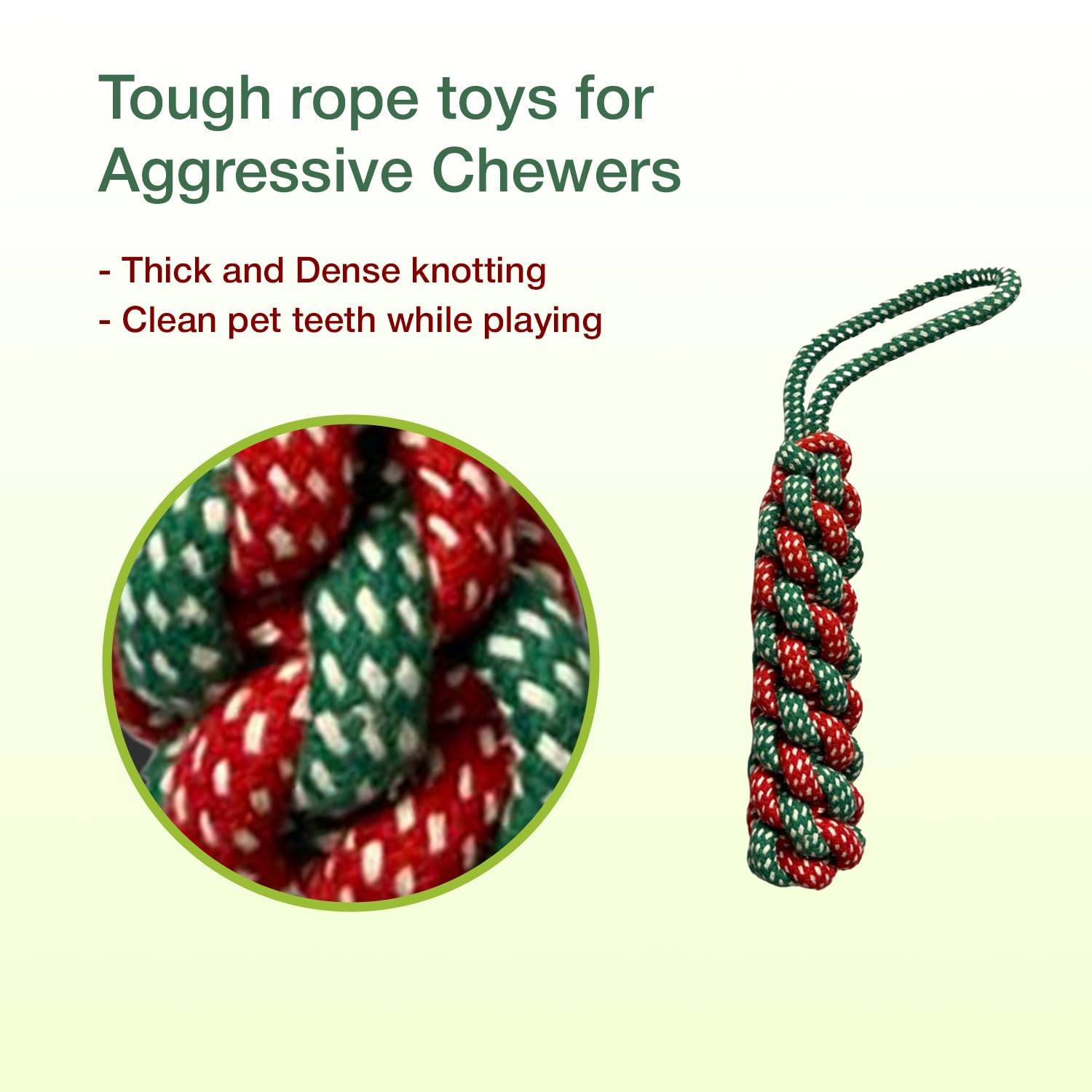 Petbabas Cotton Dummy Rope Toy for Dogs and Pets