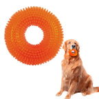 Petbabas Squeaky Ring Toy|Non- Toxic and Durable Squeaky Ring Shaped Ring Toy