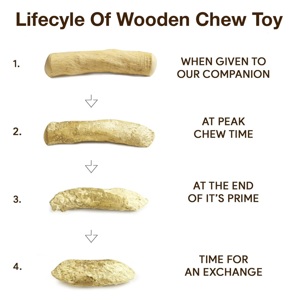 Petbabas Pet Coffee Wood Dog Toys