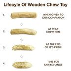 Petbabas Pet Coffee Wood Dog Toys