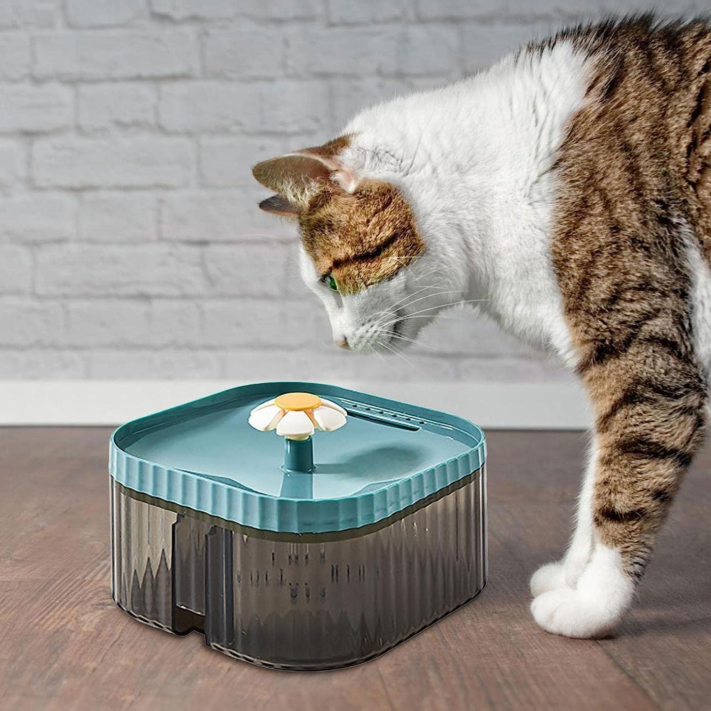 PETBABAS Automatic Pet Water Fountain for Cats and Dogs Ultra-Quiet