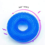 Petbabas Squeaky Ring Toy|Non- Toxic and Durable Squeaky Ring Shaped Ring Toy