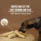 Petbabas Pet Coffee Wood Dog Toys
