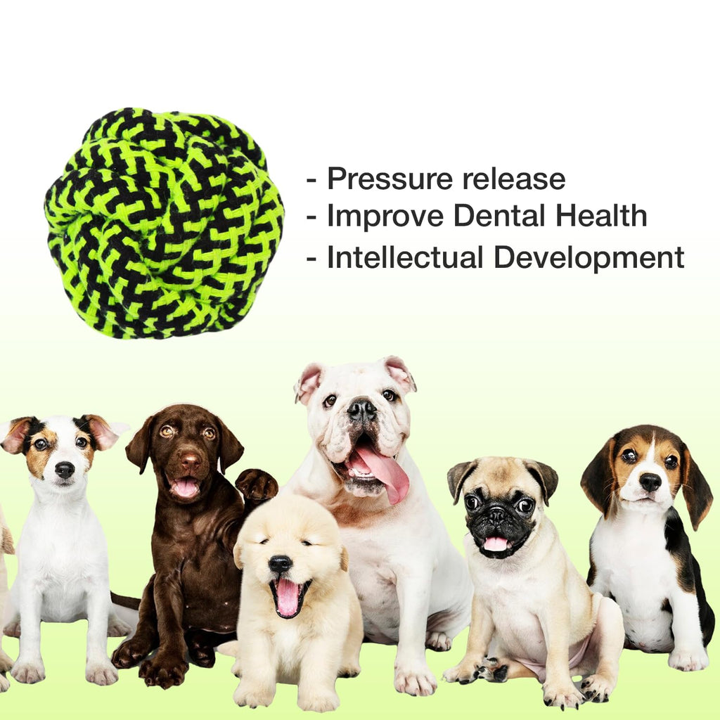 PETBABAS Cotton Rope Balls for Dogs and Pets