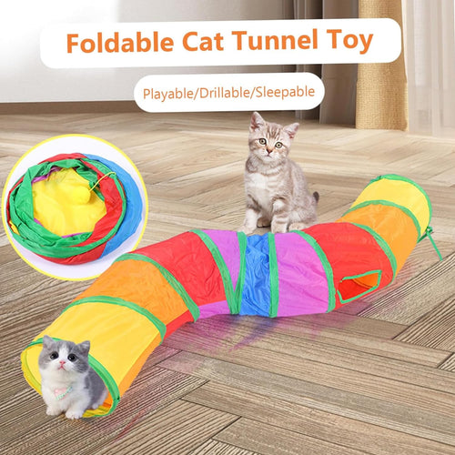 Petbabas 2-Way Pet Tunnels and Activity Toys for Small Animals
