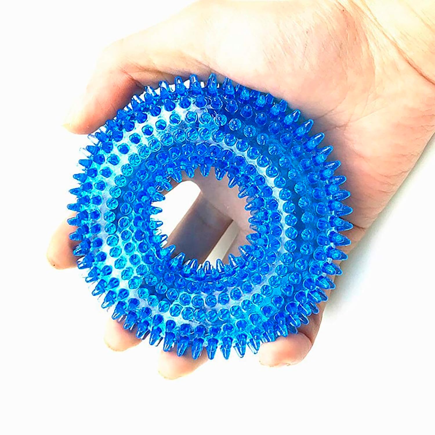Petbabas Squeaky Ring Toy|Non- Toxic and Durable Squeaky Ring Shaped Ring Toy