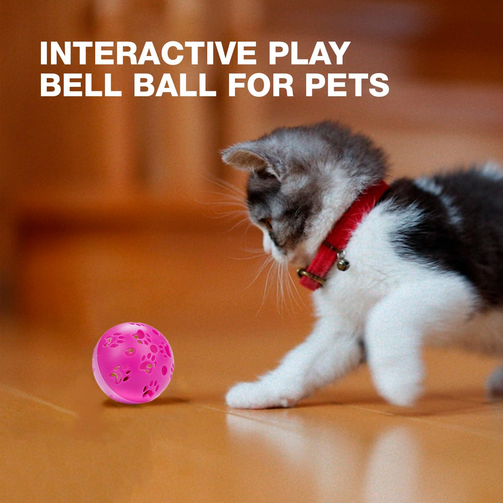 Petbabas Interactive Play Bell Ball for Dogs and Pets