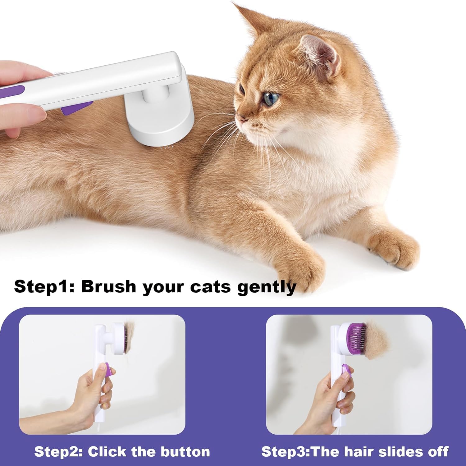 PETBABAS Pet Grooming Brush
