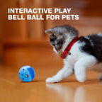 Petbabas Interactive Play Bell Ball for Dogs and Pets