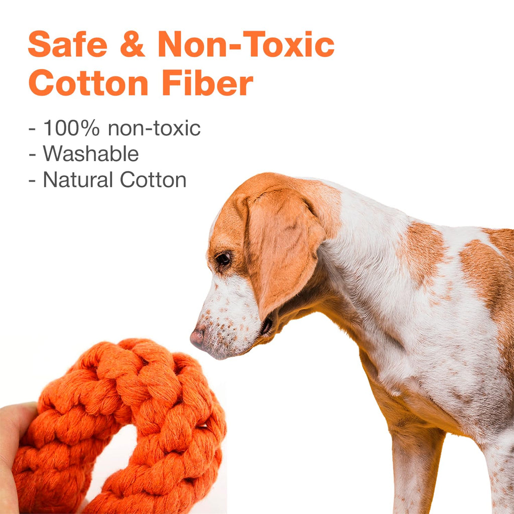 Petbabas Carrot Rope Toy for Dogs and Pets