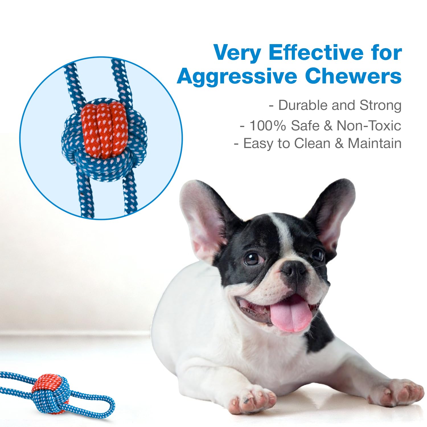 Petbabas Cotton Rope for Dogs and Pets