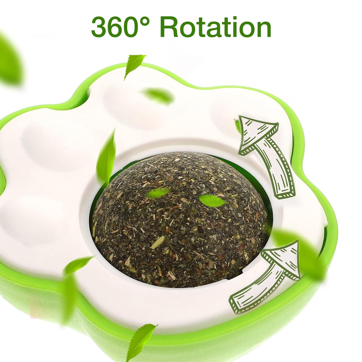 Petbabas Paw-Shaped Cat Toy with Catnip