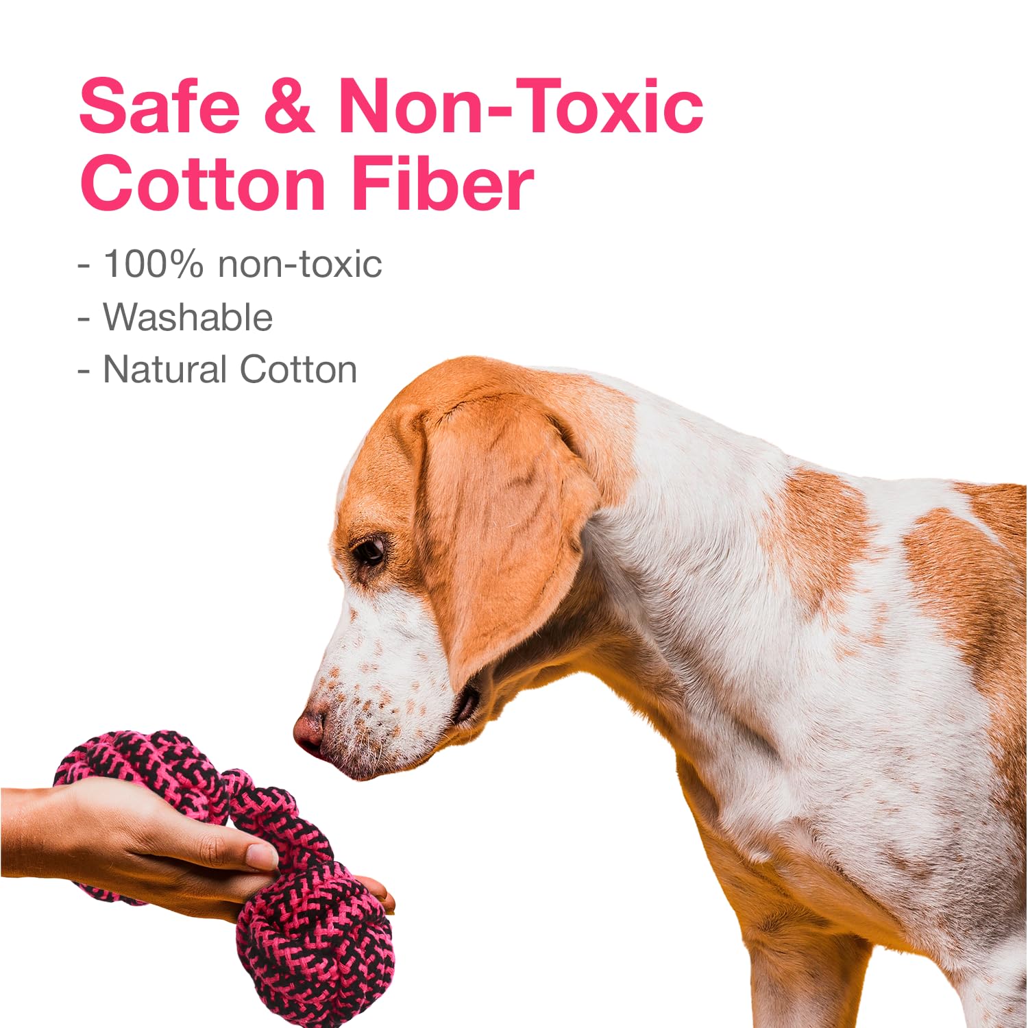 Petbabas Knotted Dumbbell Rope for Dogs and Pets