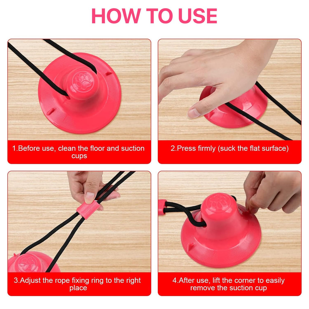 PETBABAS Dog Suction Chew Pull Toy