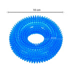 Petbabas Squeaky Ring Toy|Non- Toxic and Durable Squeaky Ring Shaped Ring Toy