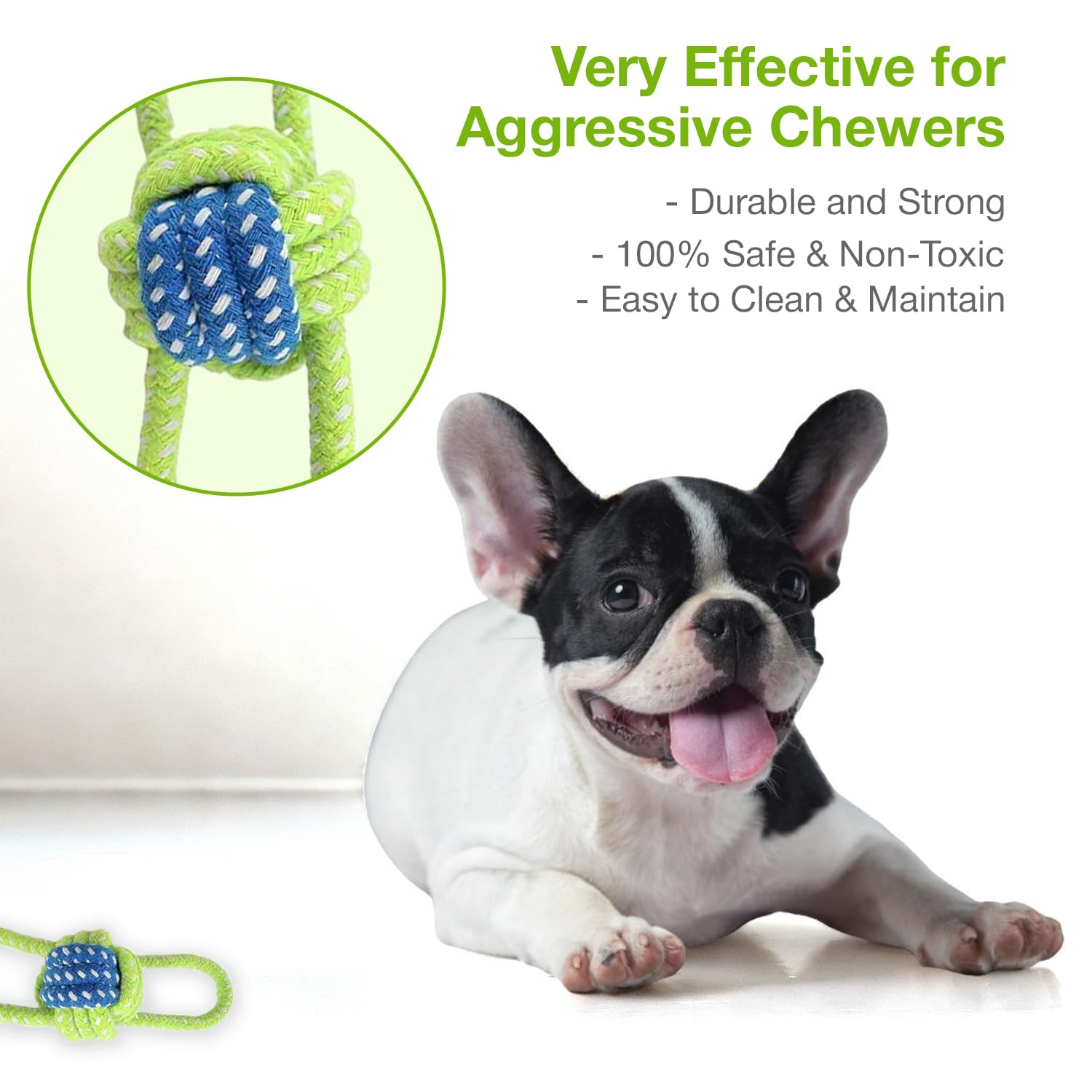 Petbabas Cotton Rope for Dogs and Pets