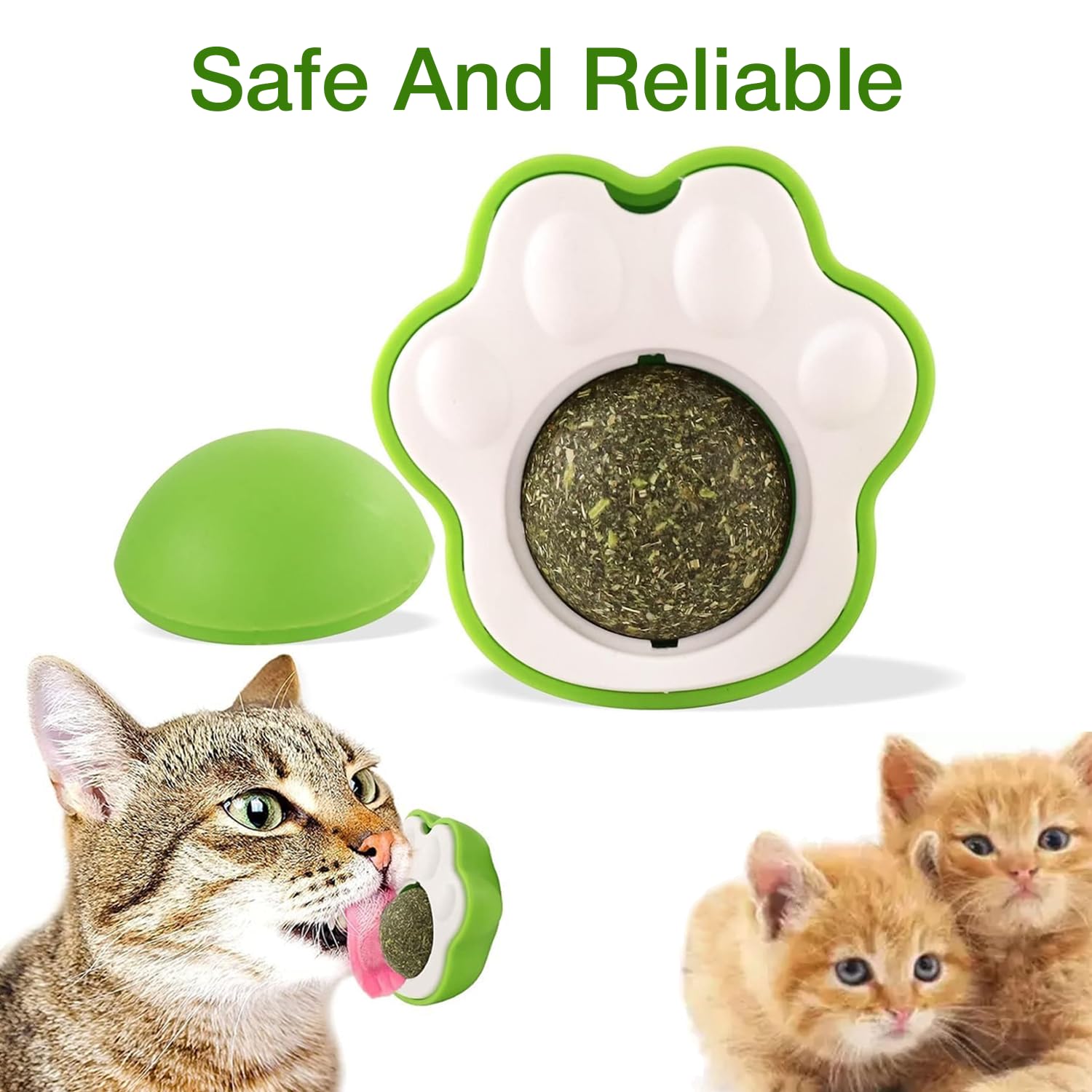 Petbabas Paw-Shaped Cat Toy with Catnip