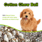 PETBABAS Cotton Rope Balls for Dogs and Pets
