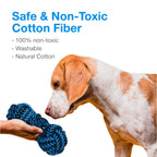 Petbabas Knotted Dumbbell Rope for Dogs and Pets