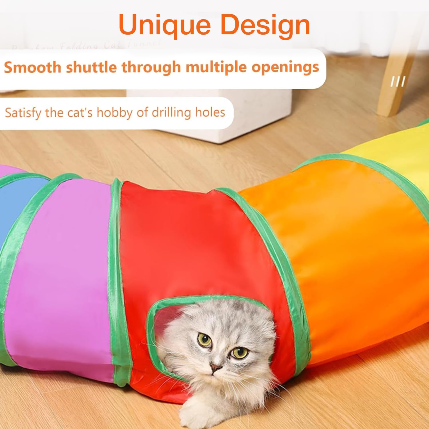 Petbabas 2-Way Pet Tunnels and Activity Toys for Small Animals