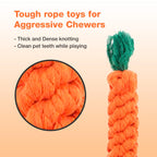 Petbabas Carrot Rope Toy for Dogs and Pets