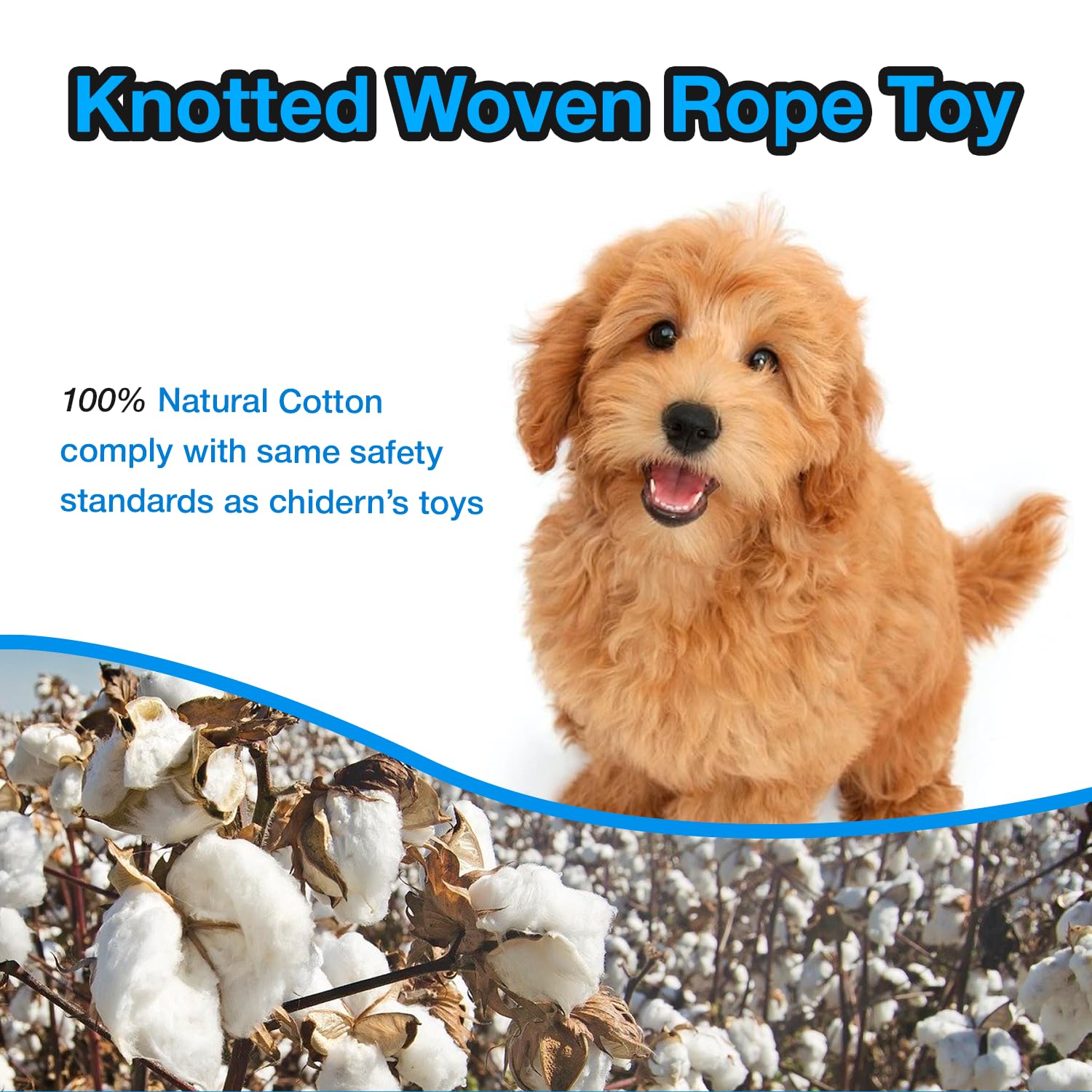 Petbabas Cotton Rope for Dogs and Pets