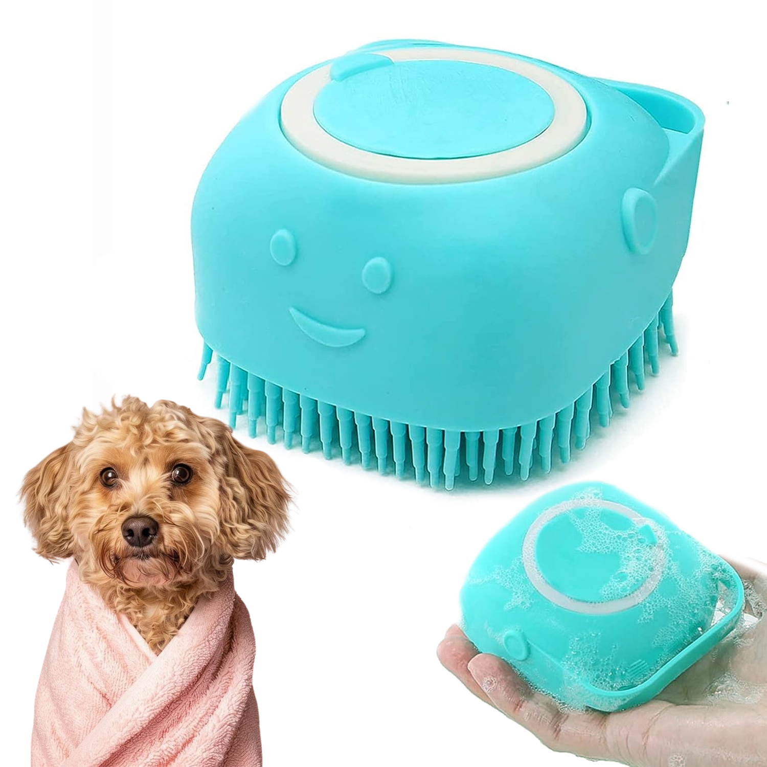 Petbabas Soft Silicone Rubber Bristle Brushes