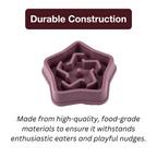 PETBABAS Durable Slow Feeder Bowl for Dogs and Cats