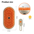 Petbabas Grooming Brush Comb For Remove Loose Hair Rechargeable Steamy Brush