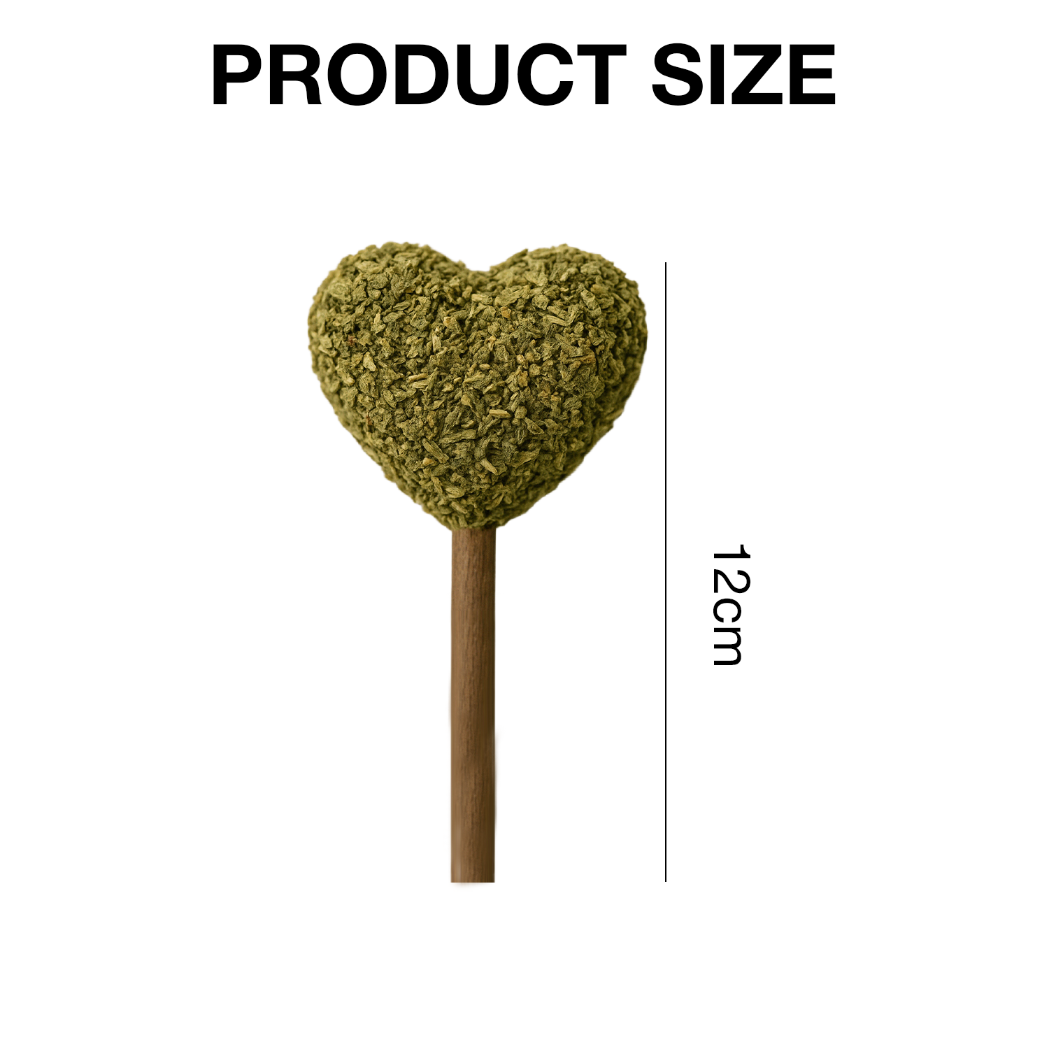 Petbabas Heart-Shaped Cat Toy with Catnip