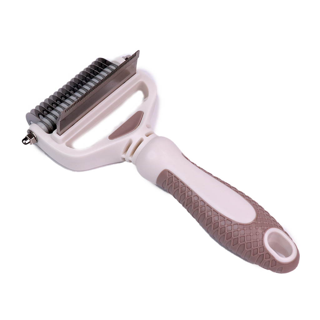 PETBABAS Dog Brush Dogs Comb, 2 in 1 Deshedding Tool