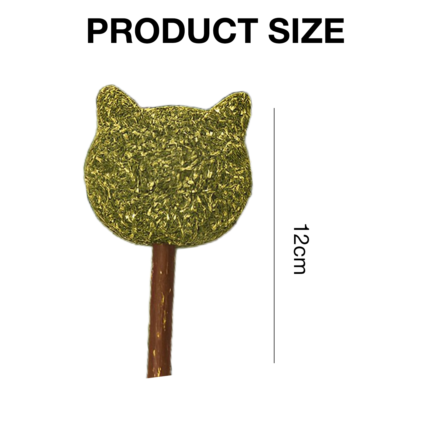 Petbabas Teddy-Shaped Cat Toy with Catnip