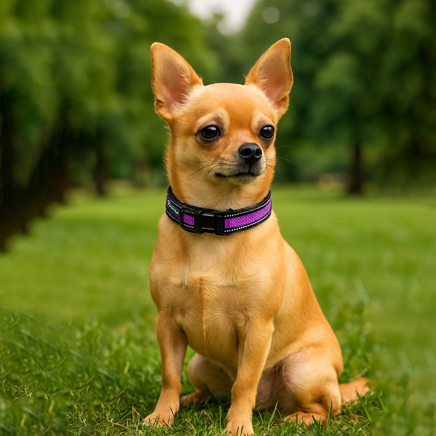 Petbabas Reflective Adjustable Pet Collar for Dogs and Cats