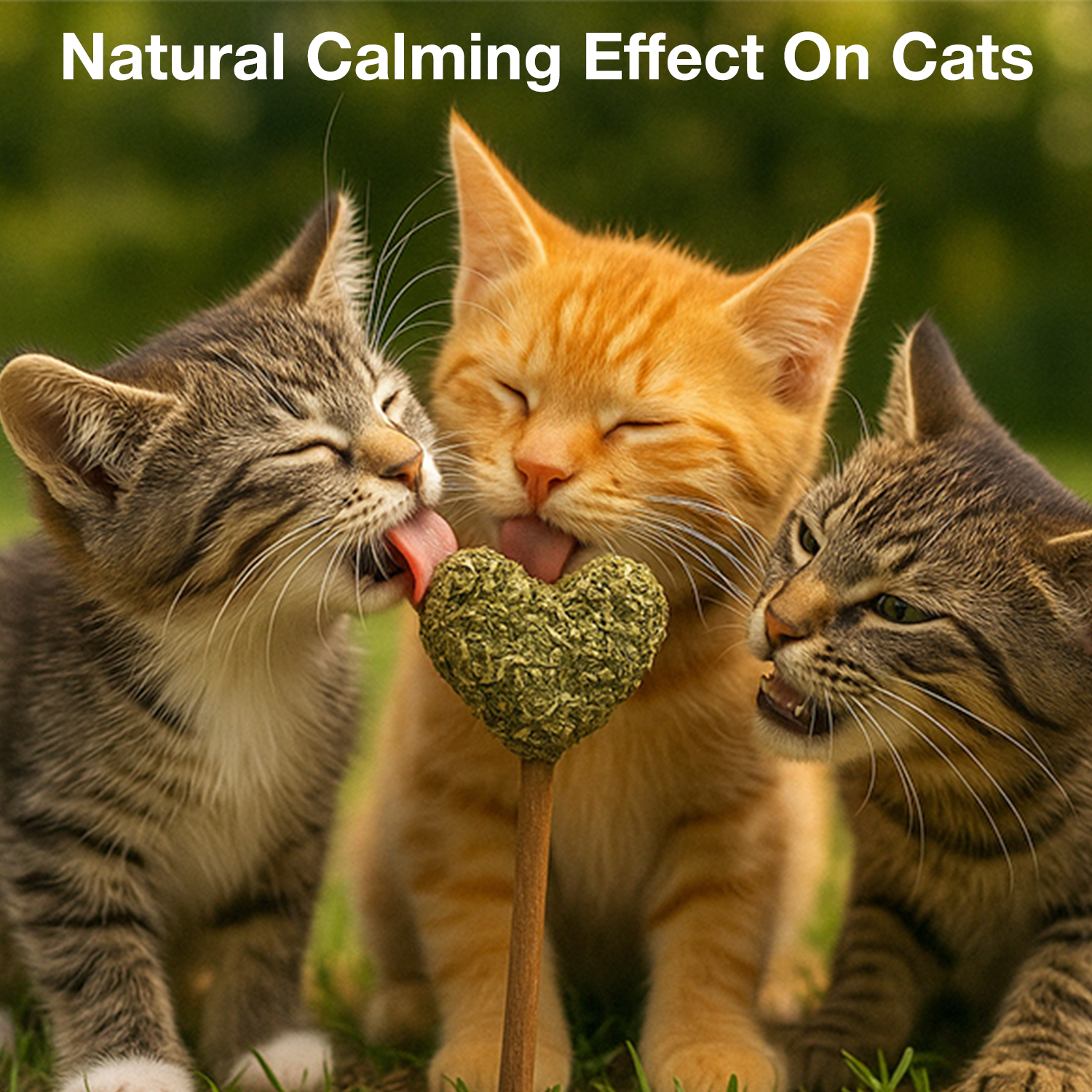 Petbabas Heart-Shaped Cat Toy with Catnip