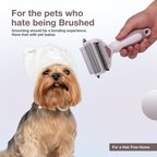 PETBABAS Dog Brush Dogs Comb, 2 in 1 Deshedding Tool