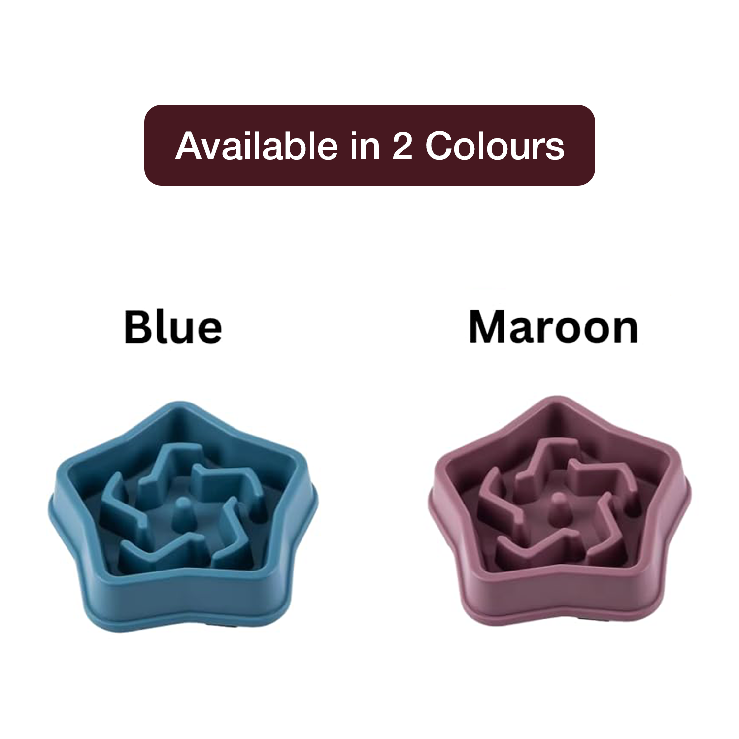 PETBABAS Durable Slow Feeder Bowl for Dogs and Cats