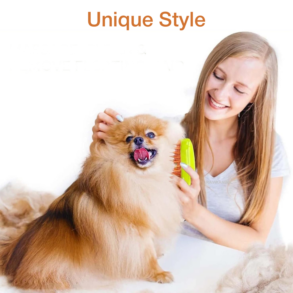 Petbabas Silicone ABS Small Style Pet Steam Comb