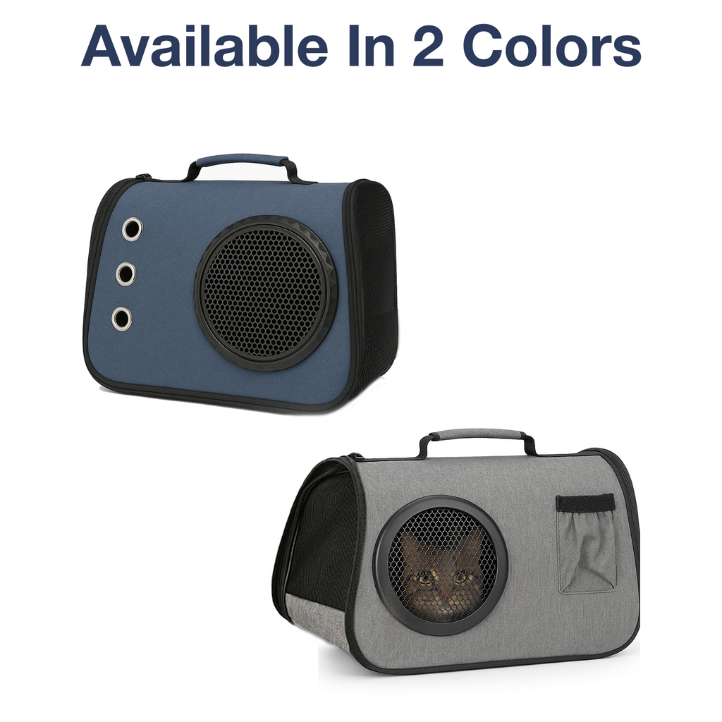 Petbabas Cat Travel Carrier Bag Blue