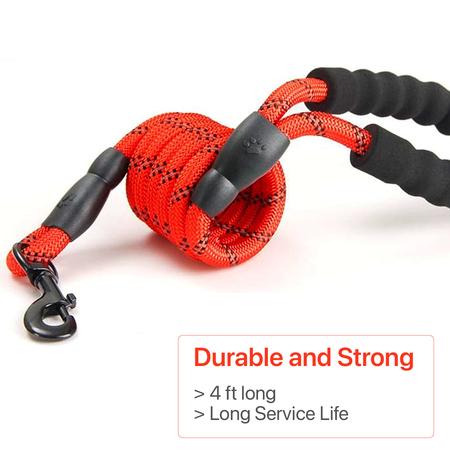 PETBABAS Reflective Adjustable Pet Leash for Dogs and Cats