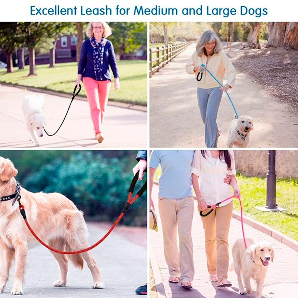 PETBABAS Reflective Adjustable Pet Leash for Dogs and Cats