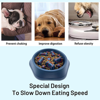 PETBABAS Durable Slow Feeder Bowl for Dogs