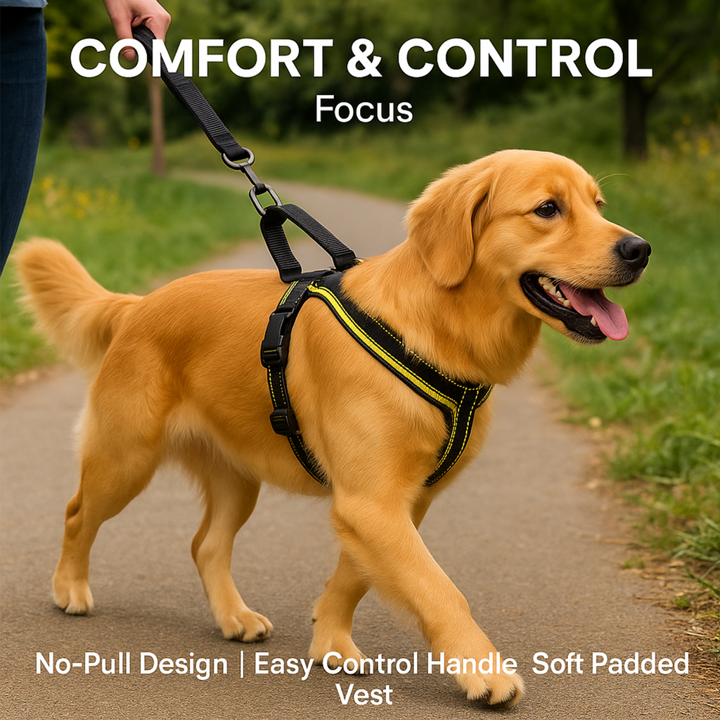 PETBABAS Dog Harness No Pull with Front Clip