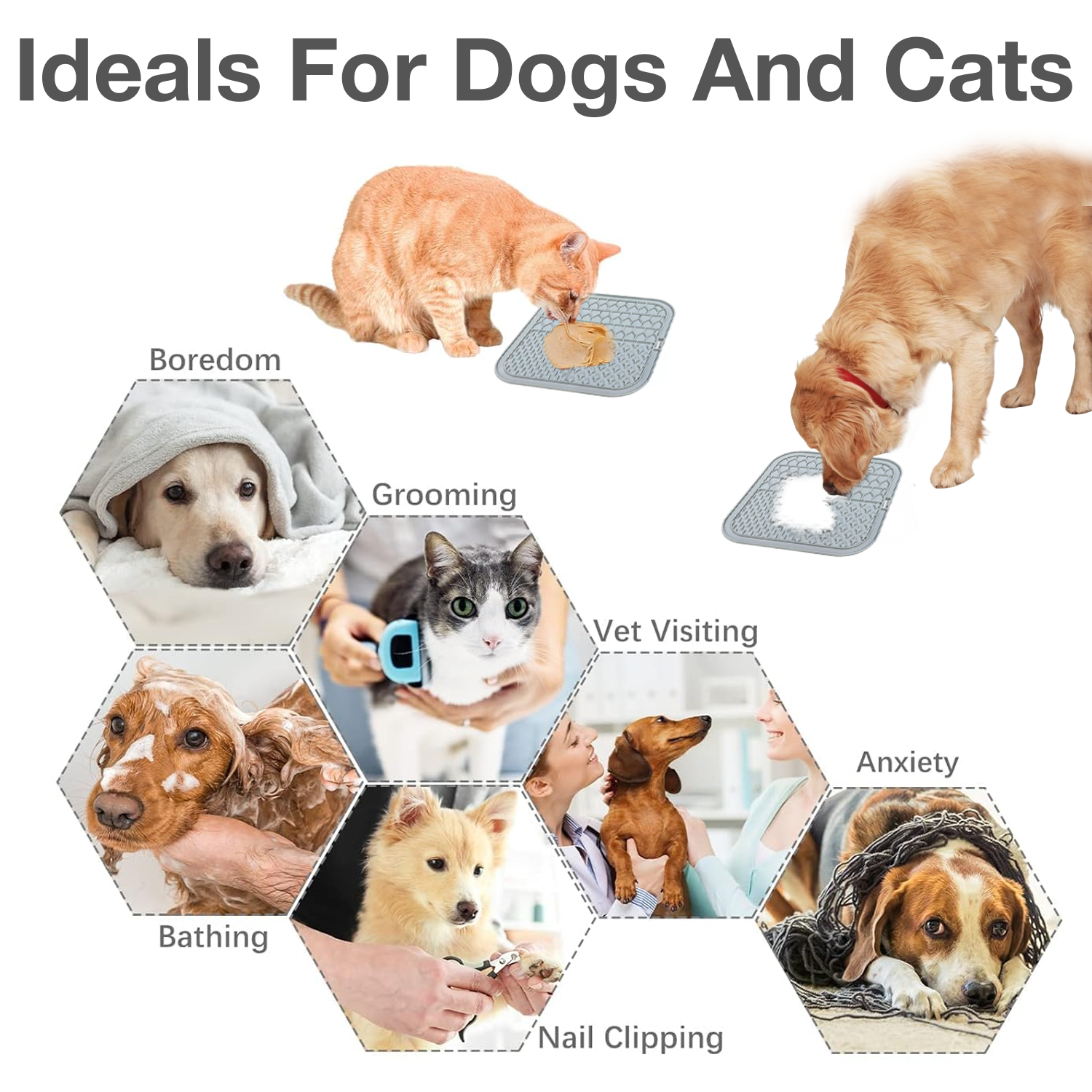 Petbabas Licking Mat for Dogs and Cats