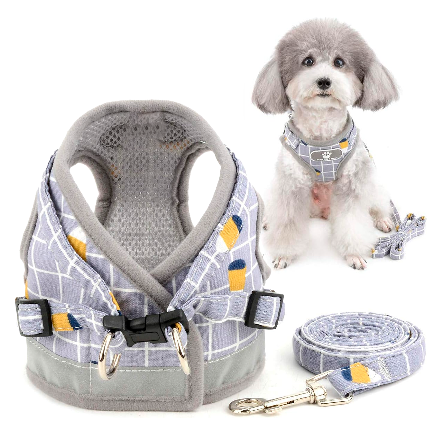 PETBABAS Adjustable Comfort Harness for Dog and Cat